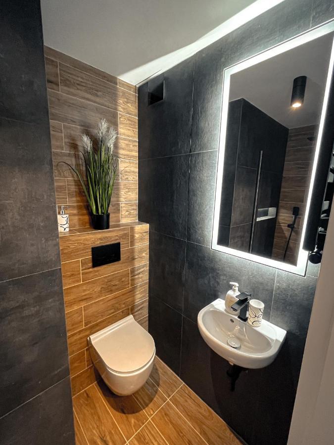 Stylowy Apartament W Serocku Exterior foto